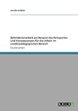 Behindertenarbeit am Beispiel des Reitsportes und Konsequenzen für die Arbeit im sonderpädagogischen Bereich