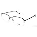 Elasta 7220 V81 Dark Ruthenium Black Metal Semi-Rimless Eyeglasses 56mm