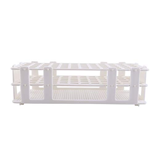 MAGT Reagenzglasständer, 3 Schichten 16 mm Loch Reagenzglashalter 60 Loch Reagenzgläser Halter Kunststoff Reagenzglas Gestell Labor Reagenzglasgestell