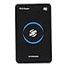 Produktbild RFID Kartenleser, 13,56 MHz USB RFID Lesegerät, Kontaktlos, HF Smart IC Zugriffskontrollkartenleser für Einen MF1 S50 S70, für Windows/Linux/Android. R80C USB ID/M1 Schwarz