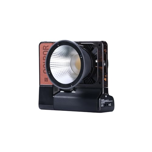 Image of Colbor W100R KIT RGB Led Video Light Bi-Color with Battery,100w Power Built-in NFC,with Barndoor, Honeycomb Grids,Softboxes for Video,Phtography,Youtubers,Live-Streamers