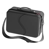 Switch 2 対応 収納ケース 大容量 防水 ポータブル 収納用ショルダーバッグ トラベル バッグ 防塵 耐衝撃 持ち運び便利 (Black)