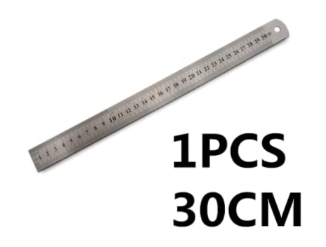 Saraoriginalshop Righello in Acciaio Inox da 30