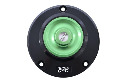 Tapón depósito rápido 1/4 con llave para Honda CB500X verde de aluminio