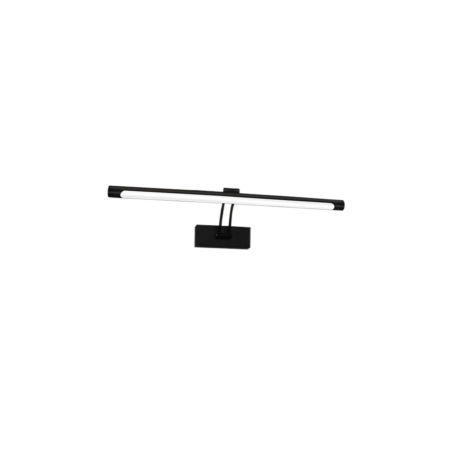 KXEcoLife Picture Lights for Wall, Modern Led Wall Lamp Black Silver Bathroom Light 80 100 cm Interior Mounted Long Home, Hotel(5500-7000K,400mm)
