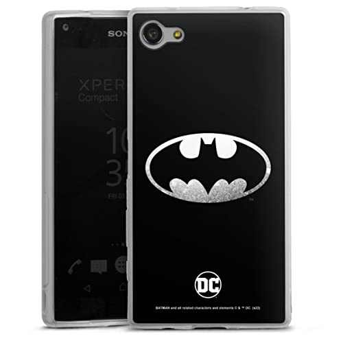 DeinDesign Coque Slim Compatible avec Sony Xperia Z5 Compact Coque Ultra Fine Coque en Silicone Ultra Fine Batman Produit sous Licence Officielle Film