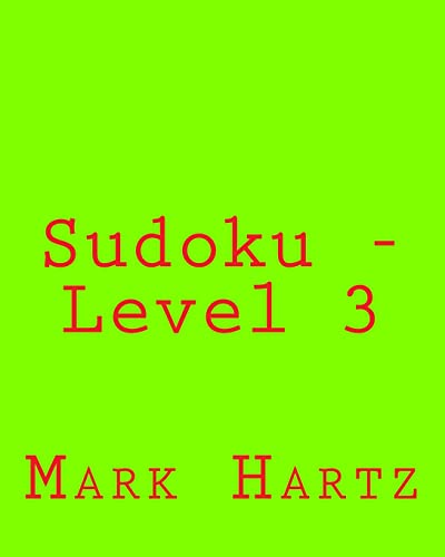 Sudoku - Level 3: Fun, Large Grid Sudoku Puzzles