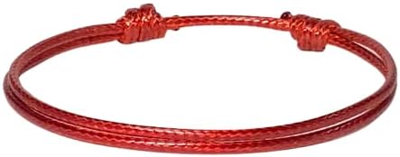 Adjustable Wax Nylon Cord Bracelet for Men or Women – Leather imitation string Unisex Adult Waterproof Boy Girl Friendship Gift