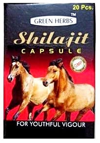 Green Herbs Shilajit Capsule 20 (Pack Of 2) (B0987D86HN) Amazon Price History, Amazon Price Tracker