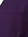 ZEROYAA Men's Hipster Urban Design 3 Pockets Business Formal Dress Vest for Suit Tuxedo ZLSV16-Dark Purple X-Large