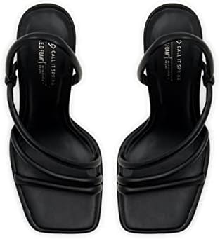 Call It Spring Women's Luxe Heeled Sandal, Black, 5 | Image 5