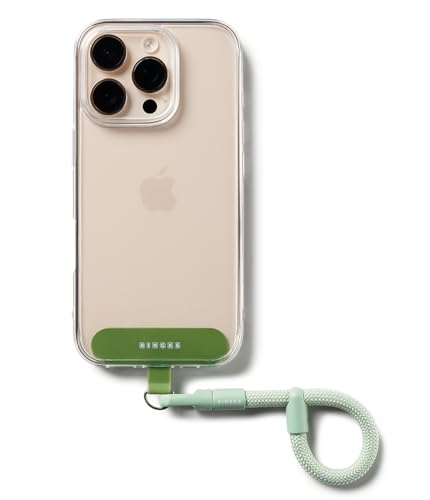 �yRingke�zHolder Link Flow Finger Ring �X�g���b�v TPU+��������+�|���G�X�e���f�� �����h�� �����h�~ (�^�O�p�b�`+�X�g���b�v 1SET) - Mute Mint