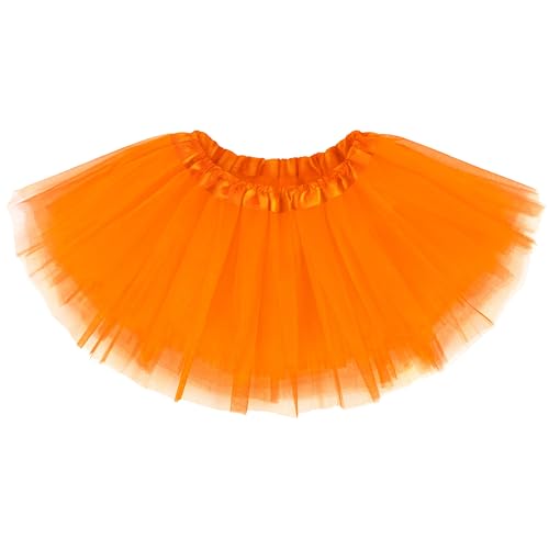 Orange Tutu for Women Halloween Tutus Adult Tutu Skirt Woman Orange Tulle Skirt Halloween Skirts Women Plus Size Tutus