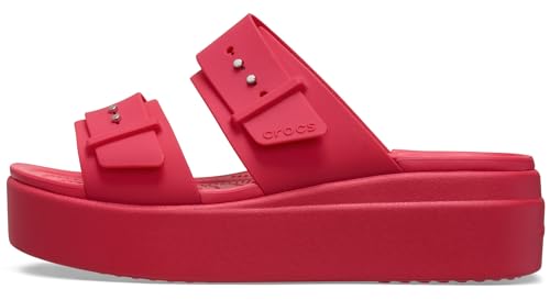 Image of Crocs Women's Brooklyn Buckle Low Wedges