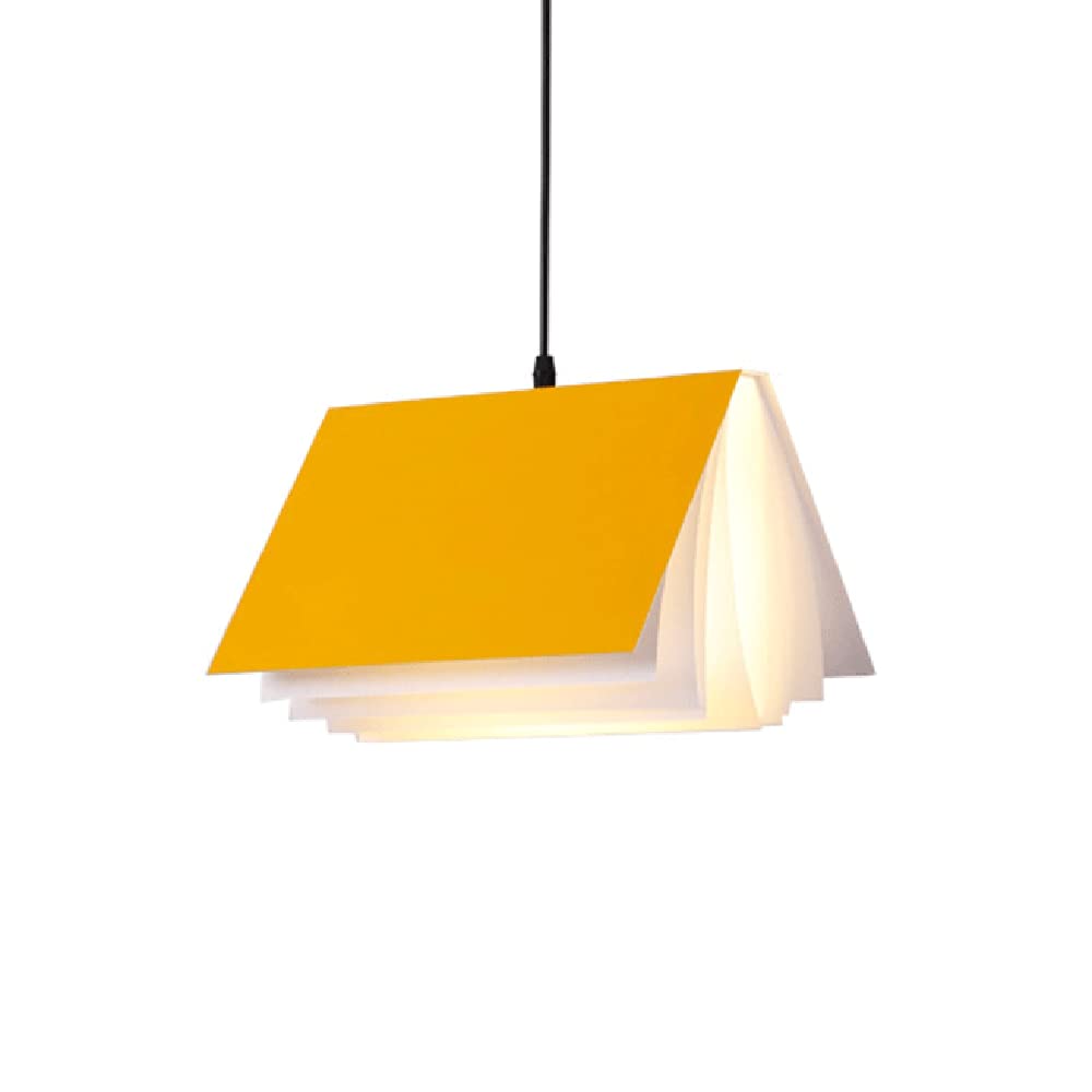 RCIDOS Lámpara Colgante Creativa De Libro Lámpara De Suspensión Vintage Elegante Luces Colgantes Europeas De Macarrón Accesorio De Iluminación De Techo Bohemio Elegante para Restaurante Salón Bar