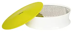Stainless Steel Grater with Container (Green)