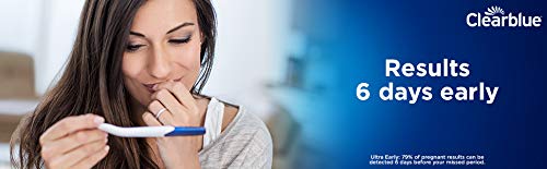 Clearblue Ultra Early Pregnancy Test 1 Test - Early Detection Home Pregnancy Test Designed to Detect the Pregnancy Hormone up to 6 Days Before Your Missed Period for an Early Answer