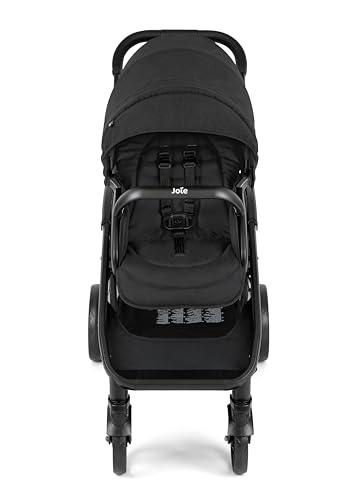 Image of Joie EVALITE Duo Twin Baby Stroller - Stroller for Twins with Soft 5-Point Harness, 5 Recline Position, Pram for Twin Babies, Easy Foldable Swivel Wheels, One Touch Break System, Birth to 15 kg Shale
