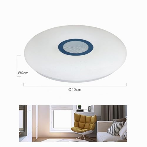 Plafonnier LED moderne chic effet ciel étoilé multicolore
