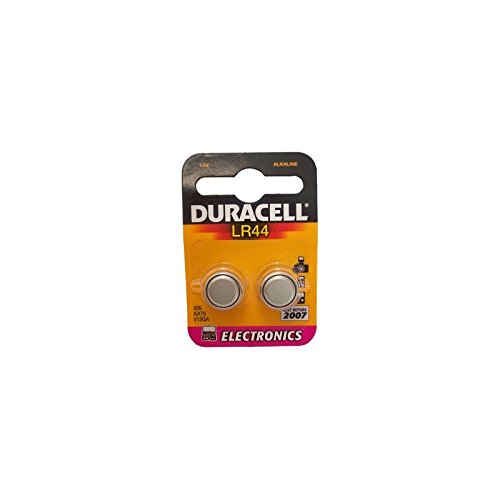 Italy's Cartridge Batteria Duracell LR44, 1.5 Volt, Confezione da 2 pezzi