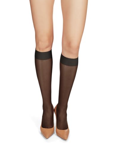 Image of MeMoi Women's Silky Super Sheer Knee Highs