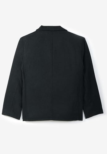Liberty Blues by KingSize Men's Big & Tall Double-Breasted Wool Peacoat2