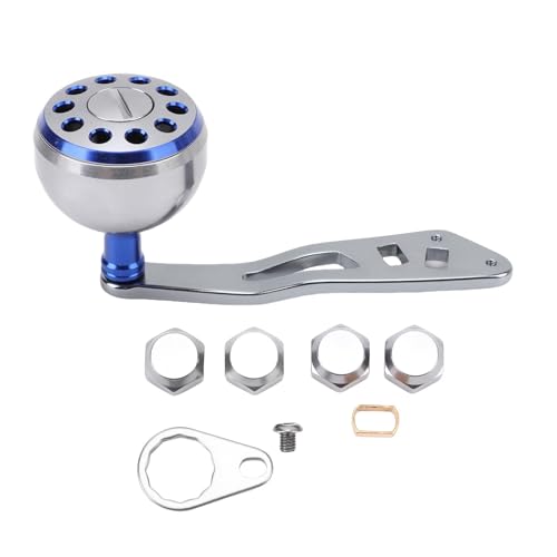Moulinet baitcasting poignée en aluminium pour pêche aux leurres