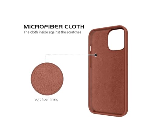 Image of Brown Matte Finish 13 Brown Matte Slim Fit Back Cover with Raised Camera Edge Anti Slip Grip Lightweight Mobile Cover
