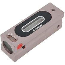 Precision Level with Box, Industrial Grade Measuring Tool, 100mm / 150mm / 200mm / 250mm Steel Bar Level With V Groove Base, Machinery Leveling Tool, 0.02mm Resolution 100MM