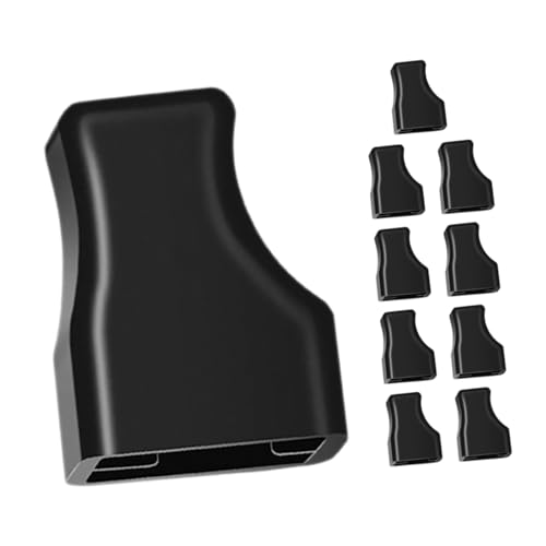 Zerodeko 10pcs Black Silicone Syrup Pump Tip Covers for Coffee Soda Dispensers Fit Mess Pouring Reusable Seal for Enhanced Cleanliness Protection