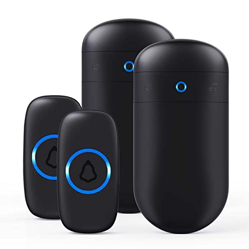 SECRUI Wireless Doorbell with 52 Chimes and Flash Lights