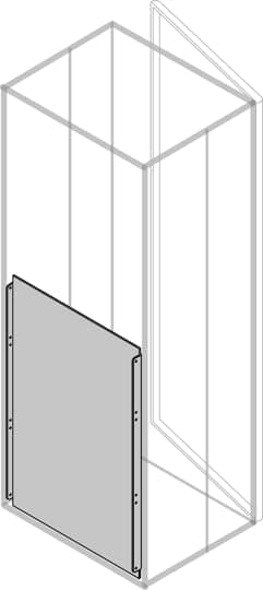 Ségrégation droit arrière ABB Entrelec 1000 x 600 mm sécuriser tableau