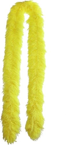 LUDALY PARTY DECORATION Featherless Boa Yellow 72"