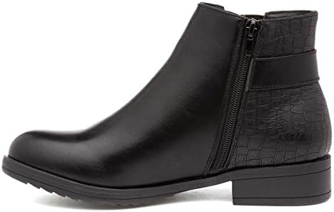 Lilley Womens Black Chelsea Boot with 