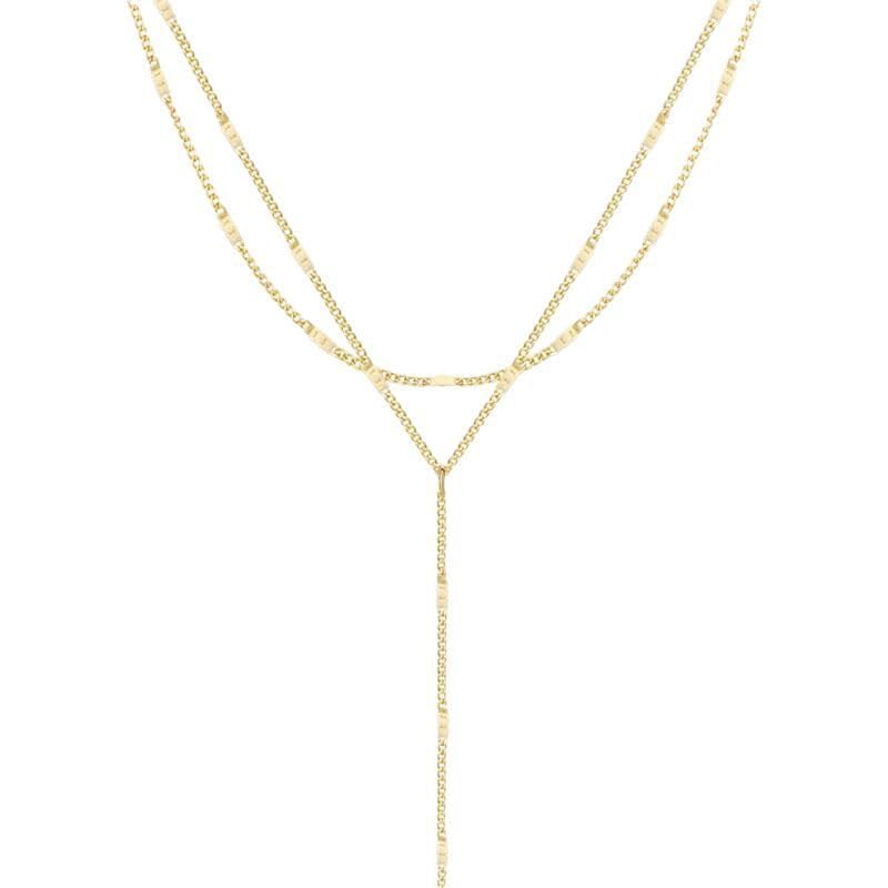 Collier à Pampilles en Y Polyvalent Idéal pour Sublimer un Décolleté en V