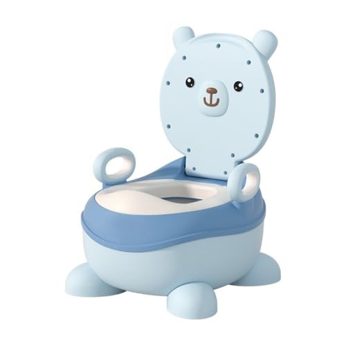 Diexgiy 子供用トイレ トイレ 男女兼用 ベビー用便器 幼児用 大型小便器 子供用 尿バケツ トイレ トイレ (ブルー,PUスタイル + ブラシ)