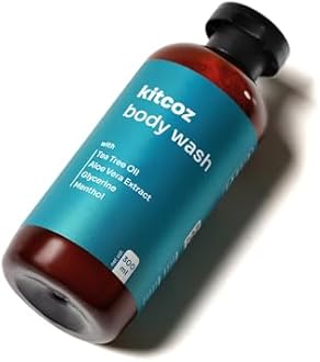Kitcoz Anti Fungal Body Wash For Men & Women with Tea Tree Oil For Fungal Infection, Itching & Bacterial Infection - Paraben Free (300ml)