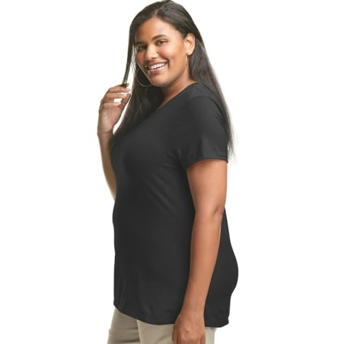 Image of Hanes Women's T-Shirt - Just My Size Cotton Tee - Plus Size Tee