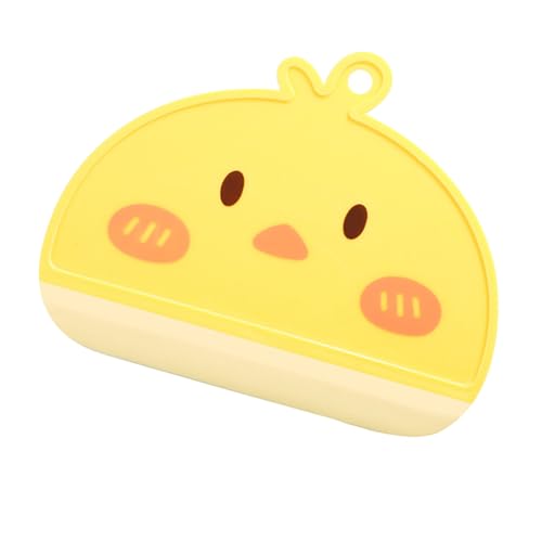 Image of Mini Glass Wiper, Cartoon Shower Squeegee, Small Plastic Squeegee, Window Squeegee, Easy to Clean Window Mirror, Water Scraper for Shower Doors, Window Mirror (Yellow)