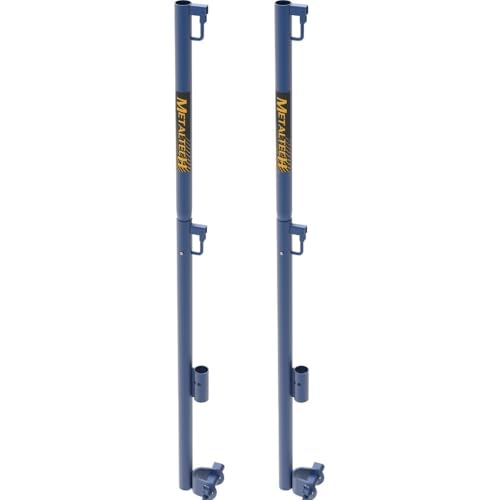 Metaltech M-MGPUSL Guard Rail Post with Support, Model#