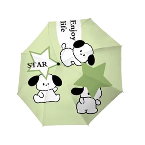 Ombrello pieghevole grande 4 pieghe compatto resistente alle intemperie ombrello da viaggio sole pioggia Amico felice