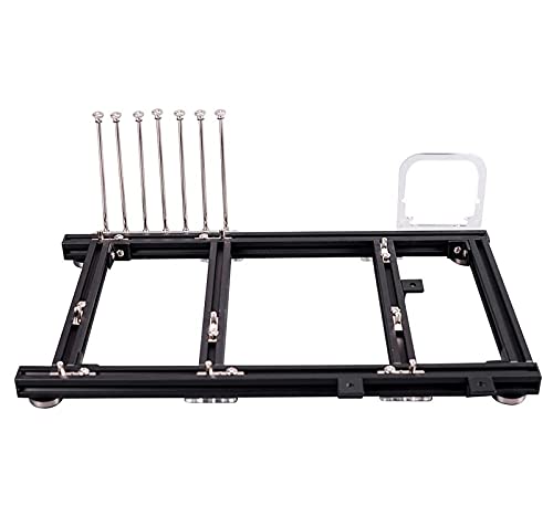 Chasis para PC de prueba abierta vertical para overclocking, compatible con Mini ITX, MATX y ATX, estructura de aluminio y acrílico, color negro miniatura 3