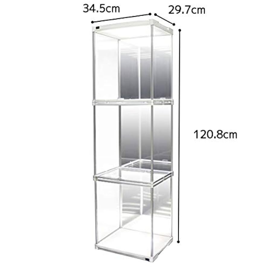 F case　3段　LED付　アクリルケース Amazon.co.jp: Fcase Fケース ノーマル型3段セット UVカット