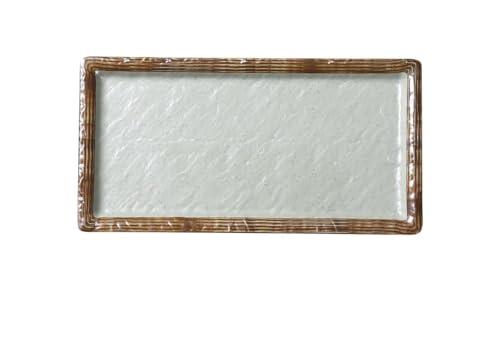 Plato rectangular profundo Yanco de melamina 11" x 5.5" x 0.75" miniatura 1