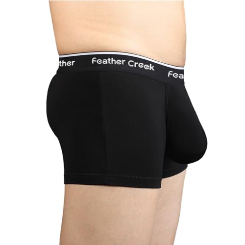 Mens Pouch Trunks Separate Big Enhance Underwear Briefs Comfy Mid-Rise Pouch Bikini Brief Boxer Briefs