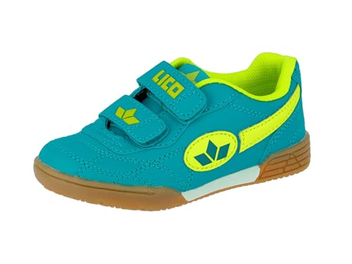 Lico Bernie V, Scape Per Sport Indoor Unisex Bambini E Ragazzi, Porpora Petrol Lemon, 30 EU