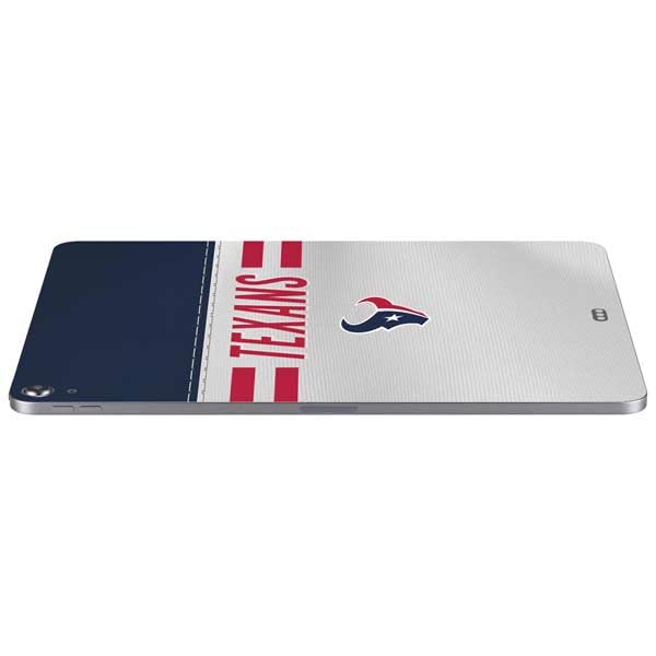 Skinit Decal Tablet Skin Compatible with iPad Air 11in (2024-2025) - Officially Licensed NFL Houston Texans White Striped Design