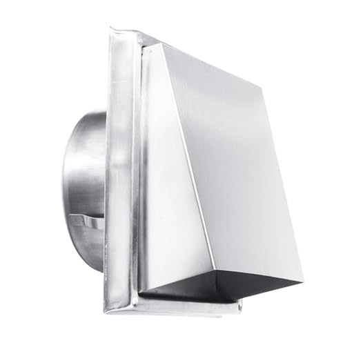 Grille d'aeration murale inox - Bouche d'extraction ronde durable