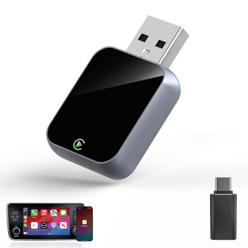 Enhanlife Wireless CarPlay Adapter for iPhone No Audio Lag Auto Connect Convert Factory Wi - image 1