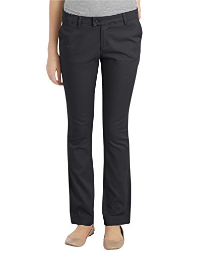 Dickies womens Juniors Plus Size Slim Straight Stretch Pant